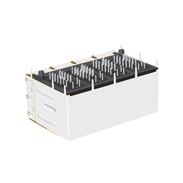 LPJG47011CNL 100/1000 Base-T LEDなし 2x4ポート 内蔵マグネティックス POE+ RJ45メスコネクタ 画像5