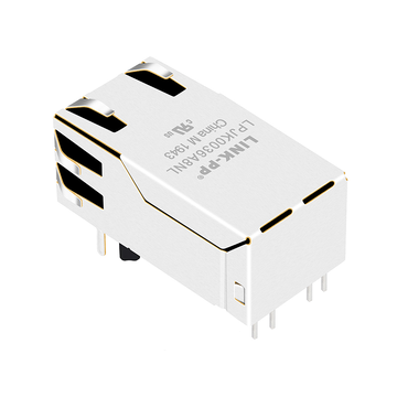 LPJK0036A8NL 100/1000 Base-T Tab Up Green/Yellow&Green Led 32.5mm 1x1 Port RJ45 Network Jack image 2