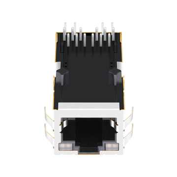 Θηλυκός σύνδεσμος RJ45 100/1000 Base-T Tab Up 1x1 Port με θωρακισμένο σύνδεσμο RJ45 με κίτρινο και πράσινο/κίτρινο και πράσινο LED εικόνα 3