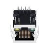 J1B12111CCD Compatible LPJ4012AHNL 10/100 Base-T RJ45 Female Jack Tab Down With Green/Yellow Led thumb image 4