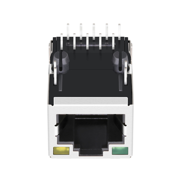 LPJ16204BENL 10/100 Base-T 1 θύρα 10P8C RJ45 θηλυκό βύσμα Magjack Tab UP πράσινο/κίτρινο εικόνα LED 5