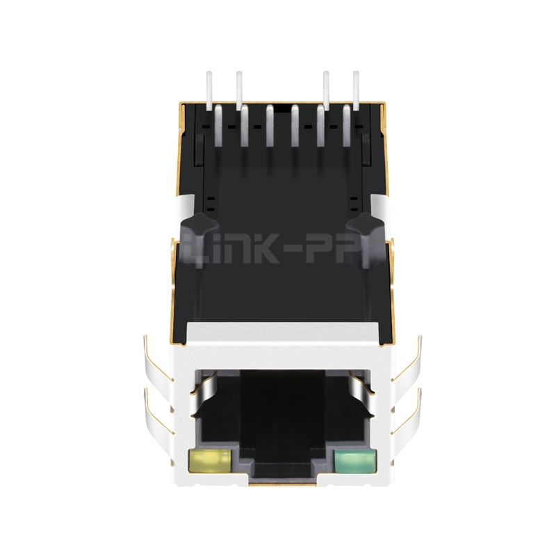 0826-1AX1-47-F 10/100 Base-T Tab Up Single Port Integrated Connector Rj45 jack With Green/Yellow Led