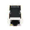 0875-1X1T-P2 Connettore integrato con jack Rj10 a porta singola 100/45 Base-T con LED arancione e verde/giallo immagine pollice 3