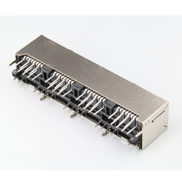 LPJEF5240DNL Without LED 1X4 Port 8P8C Vertical RJ45 Jack Without Integrated Magnetics