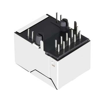LPJG16404BHNL 100/1000 Base-T Tab UP 1x1 Port RJ45 Θηλυκός Συνδετήρας με Πράσινο/Κίτρινο LED εικόνα 4