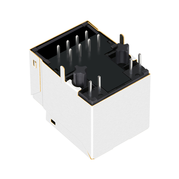 LPJD4720BENL 100/1000 Base-T Vertikaler RJ45-Buchsen-Leiterplattenstecker Grün/Gelb LED Bild 5