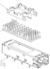 TE 1367645-6 SFP Cage with Heat Sink Connector Press-Fit Through Hole Right Angle thumb image 2