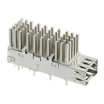 TE 1367645-6 SFP Cage with Heat Sink Connector Press-Fit Through Hole Right Angle