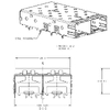 TE 1761007-2  SFP 1X2 CAGE 4 Gb/s EMI Springs With Lightpipe thumb image 2