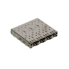 TE 1658723-2 SFP 1X4 Cage Assembly 4 Gb/s  Connector Solder Through Hole Press-Fit Mount thumb image 1