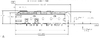 TE 1658939-3 SFP 1X6 Cage 16 Gb/s With Lightpipe EMI Springs thumb image 3