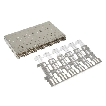 TE 1658939-3 SFP 1X6 Cage 16 Gb/s With Lightpipe EMI Springs