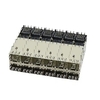 TE 1761327-2 SFP Receptacle with Cage 20 x 12 Position Ganged (2x6) Connector Solder Through Hole thumb image 1