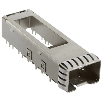 TE 2057021-1 Shielded 16 Gb/s SFP+ Cage 1x1 Port Through Hole Solder NO Lightpipe