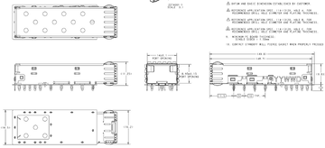 2274000-1 ZSFP+ 1X1 CAGE ASSEMBLY PRESSFIT WITH Lightpipe image 2
