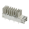 TE 1367645-5 SFP Cage with Heat Sink Connector Press-Fit Through Hole thumb image 1