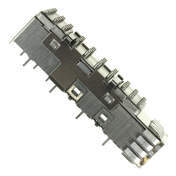 TE 2007193-1 SFP+ Cage Solder Through Hole Right Angle
