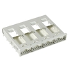 2170744-1 TE QSFP28 Cage Ganged (1 x 4) Connector Press-Fit Through Hole thumb image 1