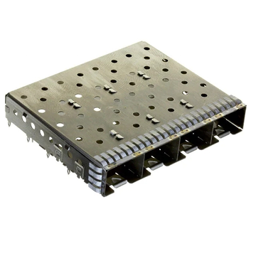 te 2007132-1 compatible link-pp lp14bc02000 sfp+ 1x4 cage press-fit through hole