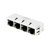 LPJM46938AENL-2 2.5G Base-T 1x4 Port RJ45 Magjack Tab Down Green/Yellow LED thumb image 1