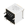 LPJM0608BANL 2.5G Base-T Vertical RJ45 Magjack Yellow/Green LED thumb image 2