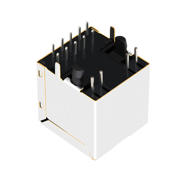 LPJM0608BANL 2.5G Base-T Single Port Magnetic Vertical RJ45 Jack Female Connector Yellow/Green Led image 5