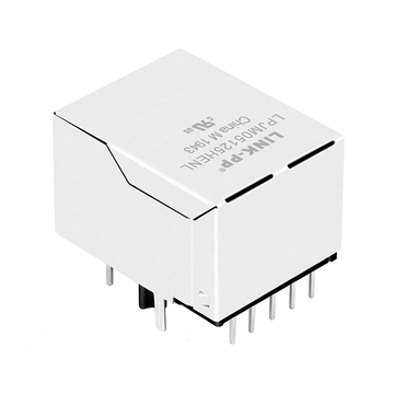 LPJM05125HENL 2.5G Base-T Puerto único RJ45 PoE+ MagJack Pestaña hacia abajo con LED verde y amarillo imagen 3