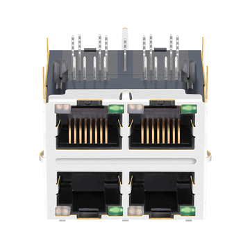 LPJM27549A92NL 10G Base-T 2x2 Port RJ45 MagJack Πράσινο/Πράσινο LED εικόνα 2