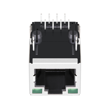 LPJ162347BFNL Μαγνητική υποδοχή RJ45 μονής θύρας 10/100 Base-T UP Πράσινη/πράσινη εικόνα LED 4