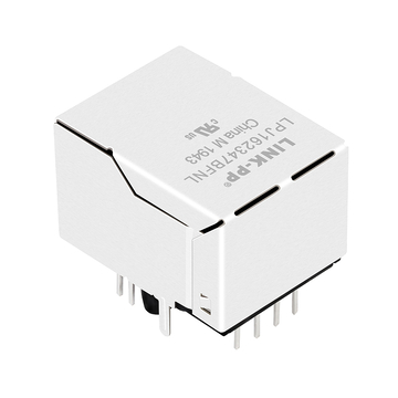 LPJ162347BFNL Μαγνητική υποδοχή RJ45 μονής θύρας 10/100 Base-T UP Πράσινη/πράσινη εικόνα LED 5