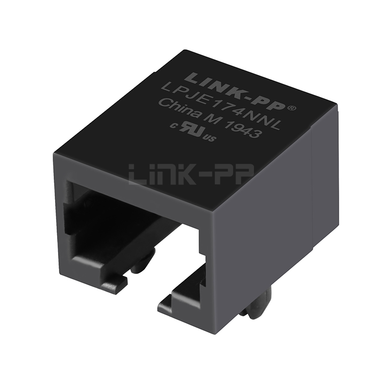 LPJE174NNL 6p6c RJ11 Jack Without Integrated Magnetics Tab Down Without  LED