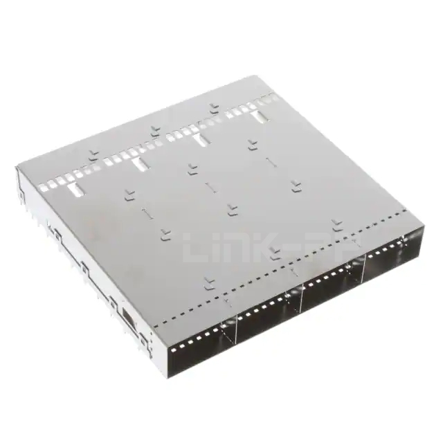 TE 2315853-4 Compatible LP14SC01000 OSFP Cage Ganged (1 x 4) Connector Press-Fit Through Hole