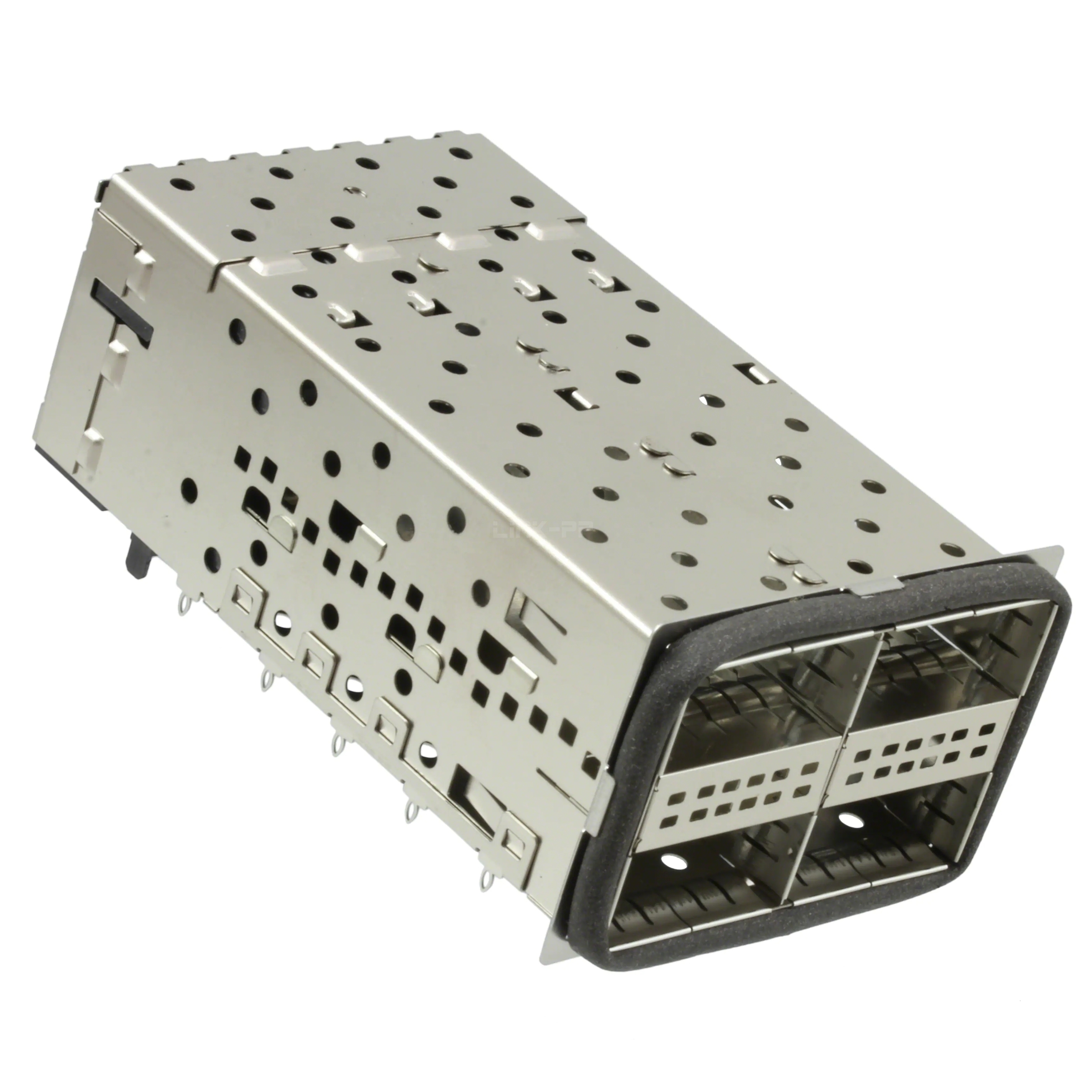 TE 2214574-4 QSFP+ Receptacle with Cage Ganged (2x2) Connector 152 (38 x 4) Position