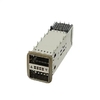 TE 2198373-2 ZQSFP+ Cage Assembly With Integrated Connector 2x1 Port Included Lightpipe thumb image 1
