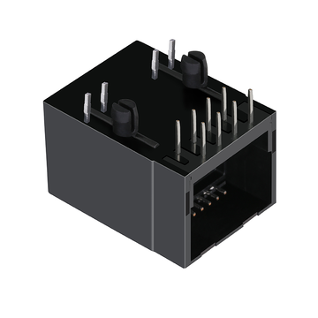 LPJE160NDNL Υποδοχή RJ45 1X1 θύρας χωρίς ενσωματωμένο μαγνητικό κύκλωμα. Κίτρινη/πράσινη εικόνα LED 5.