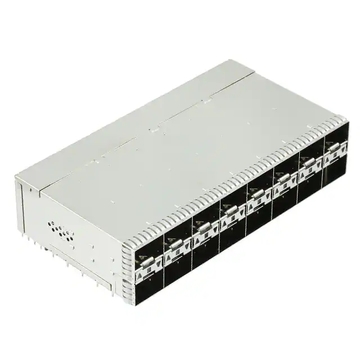 1-2198346-9 zSFP+ Cage Assembly 2x8 Port With Integrated Connector 32 Gb/s Included Lightpipe