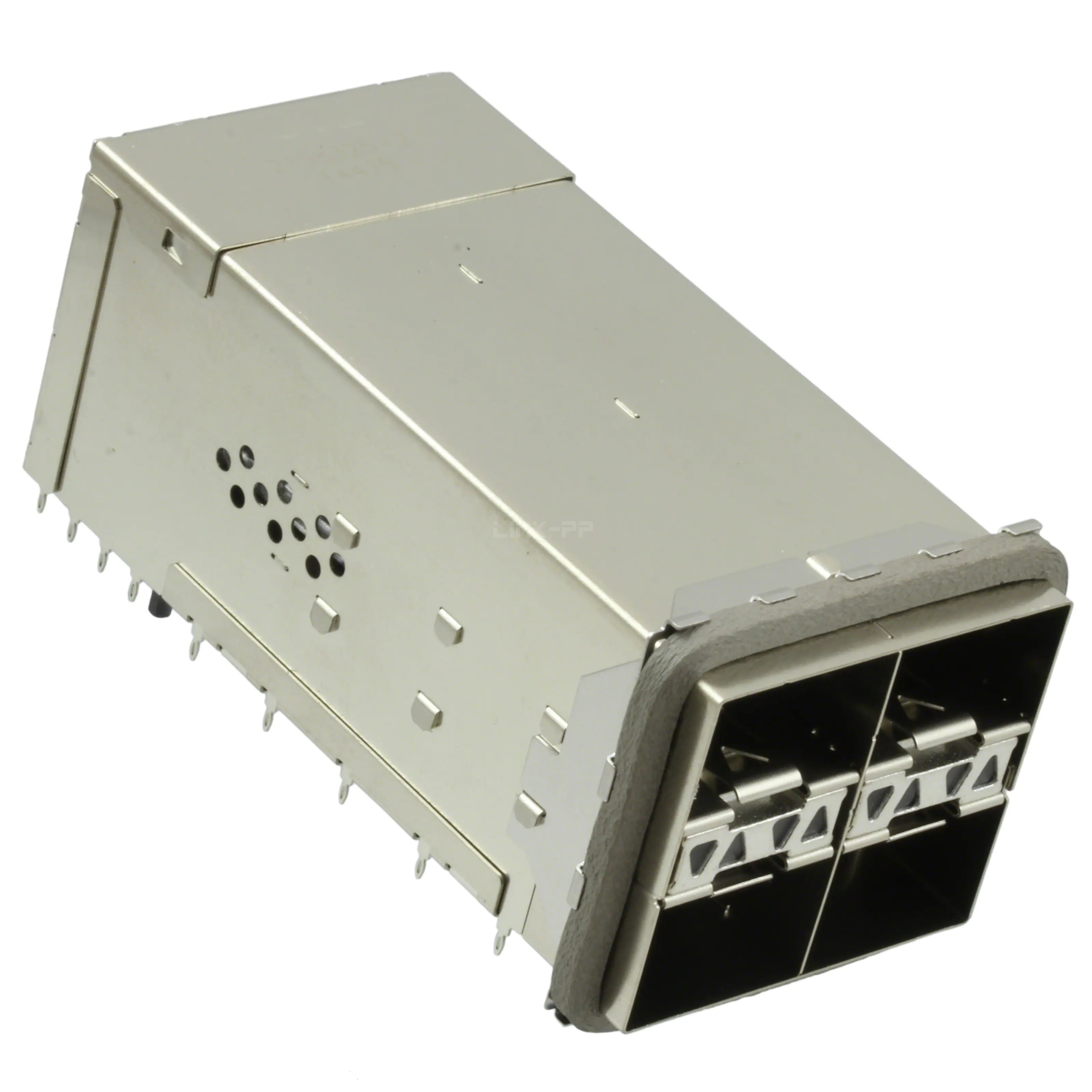 2198325-2 zSFP+ Cage Assembly 2x2 Port With Integrated Connector 32 Gb/s Included Lightpipe