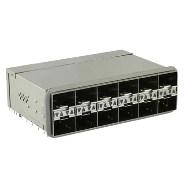 2198339-2 zSFP+ Cage 2x6 Port With Integrated Connector 32 Gb/s Included Lightpipe