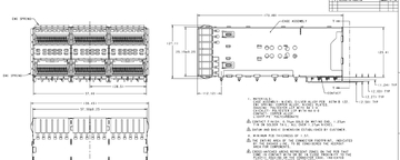 TE 2227671-3 ZQSFP+ Cage 2x3 Port With Integrated Connector 28 Gb/s Included Lightpipe image 2