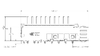 TE 2149730-4 SFP+ Cage 1x4 Port With Heat Sink 16 Gb/s Press-Fit Through Hole thumb image 2