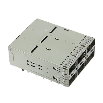 TE 2227671-1 ZQSFP+ Cage 2x3 Port With Integrated Connector 28 Gb/s