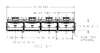 TE 2170747-3 ZQSFP+ Cage Assembly 1x4 Port With Heat Sink Included Lightpipe 28 Gb/s thumb image 2