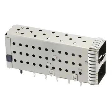 TE 2007492-8 SFP+ Cage Assembly 2x1 Port With Integrated Connector External Springs 16 Gb/s