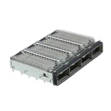 2170287-1 QSFP+ ケージ アセンブリ 1x4 ポート、ヒートシンク付き 14 Gb/s
