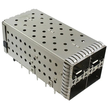 TE 2007637-5 SFP+-Käfigbaugruppe mit integriertem Anschluss, 2x2-Port, inklusive Lichtleiter