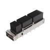 TE 2342933-3 Клетка QSFP-DD с разъемом радиатора, запрессованная через сквозное отверстие, изображение большого пальца 1