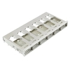 TE 2143329-1 QSFP+ Cage Ganged (1 x 6) Connector Press-Fit Through Hole thumb image 1