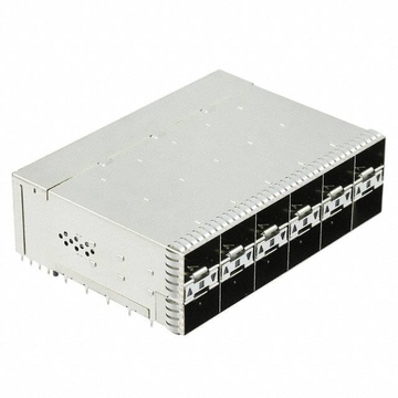TE 1-2198339-9 zSFP+ Receptacle with Cage Ganged (2x6) Connector 240 (20 x 12) Position