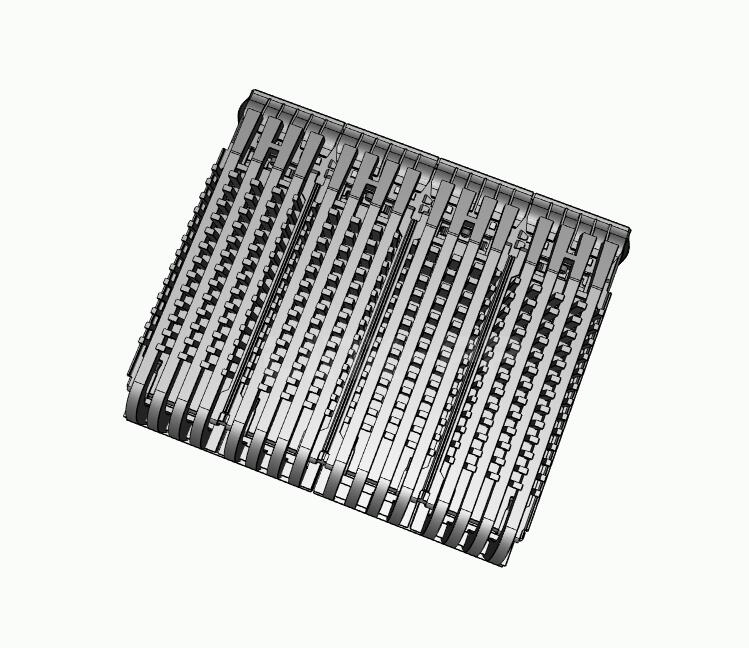 TE 2170790-5 QSFP28 Cage Ganged (1 x 4) with Heat Sink Connector Included Lightpipe