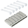 2143331-4 QSFP+ Cage Ganged (1 x 6) with Heat Sink Connector Included Lightpipe 14 Gb/s thumb image 1